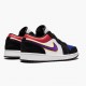 Air Jordan 1 Low Lakers Top 3 Naiset/Miehet CJ9216 051 Musta/Field Violetti-Valkoinen