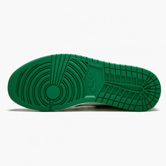 Air Jordan 1 Retro High Pine Green Naiset/Miehet 555088 302 Pine Vihreä/Musta-Sail