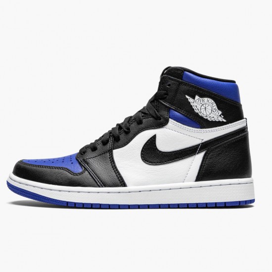 Air Jordan 1 Retro High OG Royal Toe Musta/Valkoinen-Game Royal-Musta 555088 041
