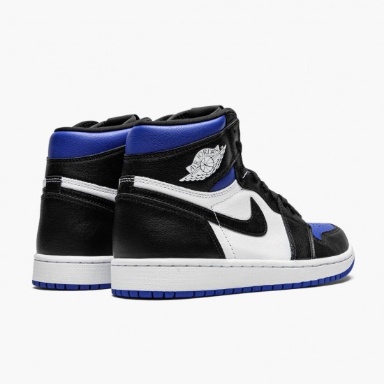 Air Jordan 1 Retro High OG Royal Toe Musta/Valkoinen-Game Royal-Musta 555088 041