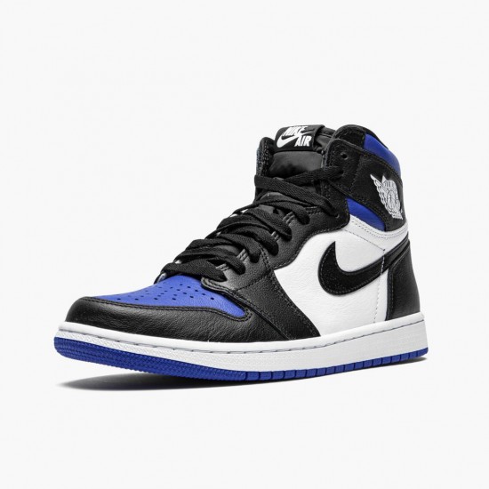 Air Jordan 1 Retro High OG Royal Toe Musta/Valkoinen-Game Royal-Musta 555088 041