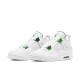 Air Jordan 4 Retro Metallic Green Naiset/Miehet CT8527 113 Valkoinen/Metallic Hopea-Pine Gre