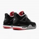 Air Jordan 4 Retro Bred 2019 Release Musta/Cement Harmaa-Summit Valkoinen 308497 060